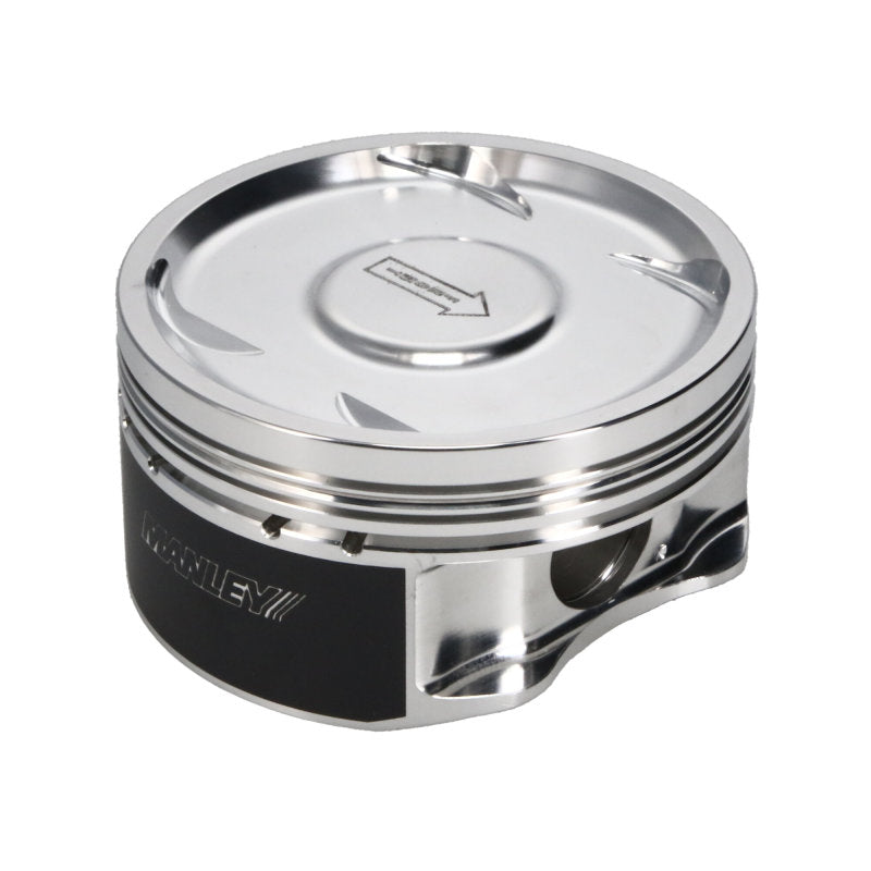 Manley 04+ Subaru WRX STi (EJ257) 75mm DE-STROKED 100mm +.5mm Bore 8.5:1 Dish Piston Set w/ Rings-thumbmail-7