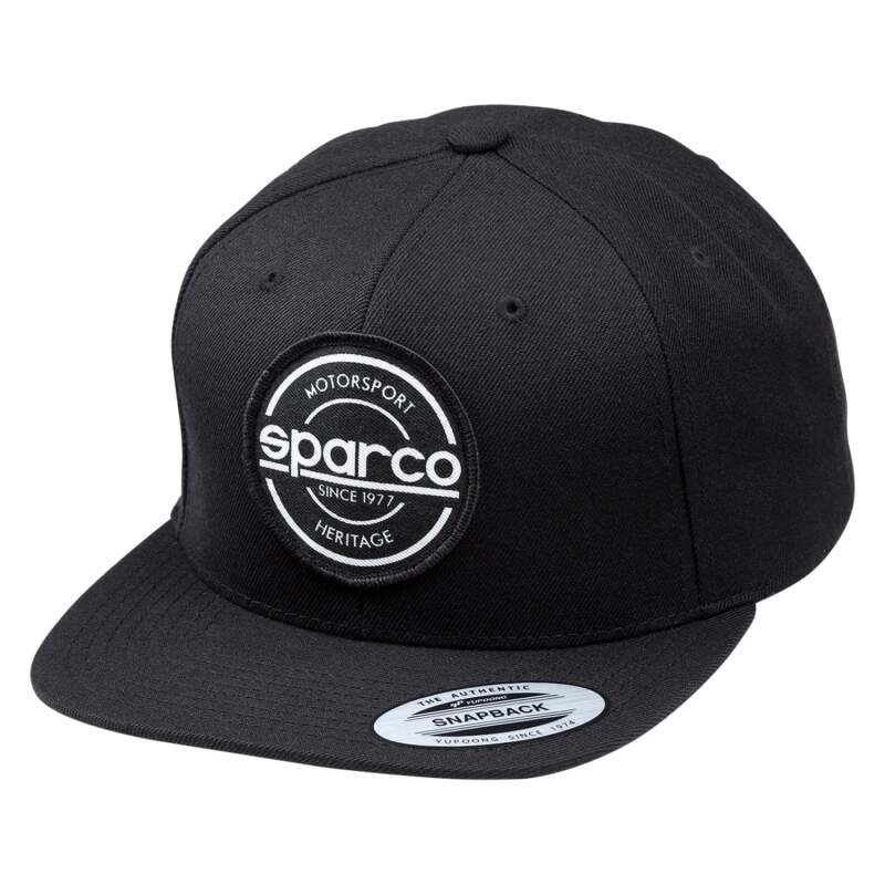 Sparco Cap S-Patch Snapback Black-thumbmail-1