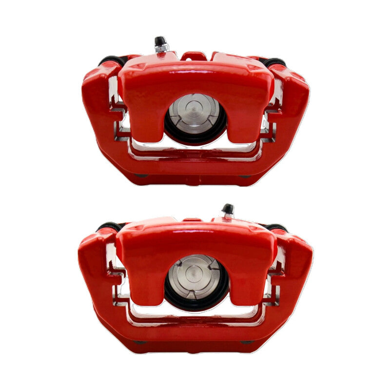 Power Stop 18-26 Honda Odyssey Rear Red Caliper w/Bracket (Pair)-thumbmail-1