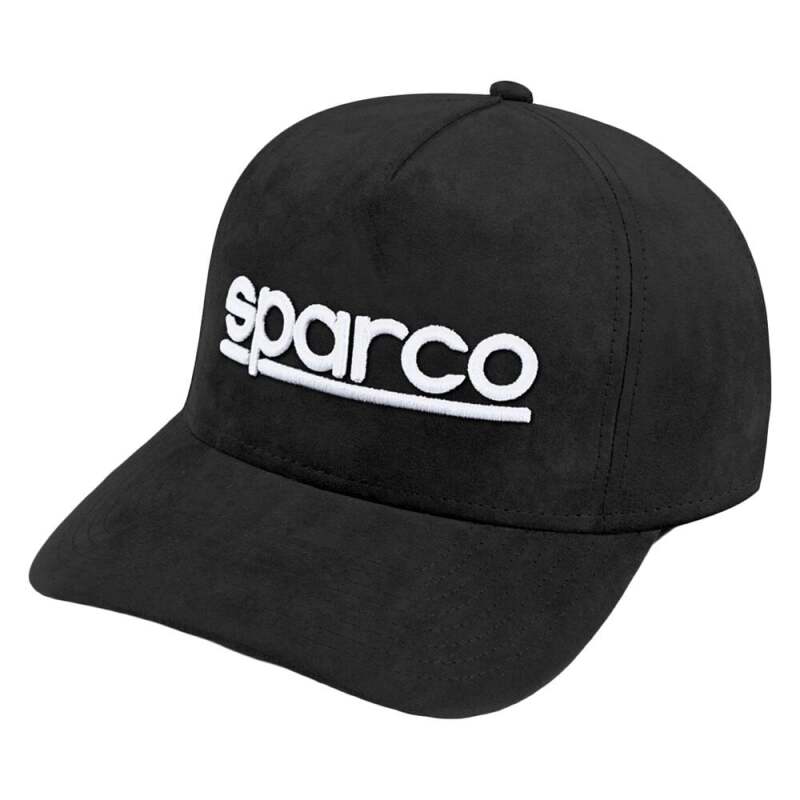 Sparco Cap Suede Black-thumbmail-1