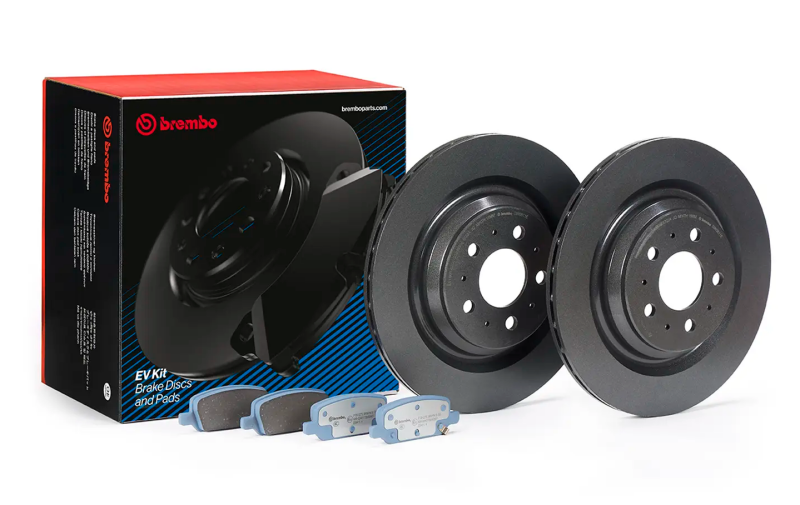 Brembo OE 17-21 Tesla Model 3/20-21 Model Y EV Brake Kit - Rear-thumbmail-1