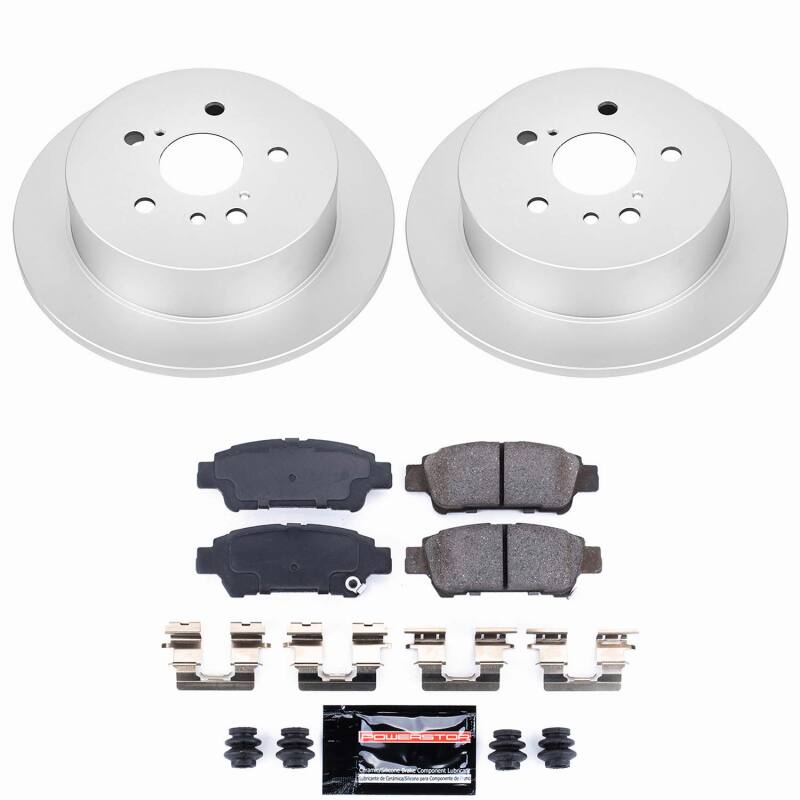 Power Stop 04-10 Toyota Sienna Rear Z23 Coated Brake Kit-thumbmail-1