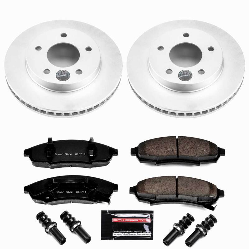Power Stop 87-94 Oldsmobile Cutlass Cruiser Front Z23 Coated Brake Kit-thumbmail-1