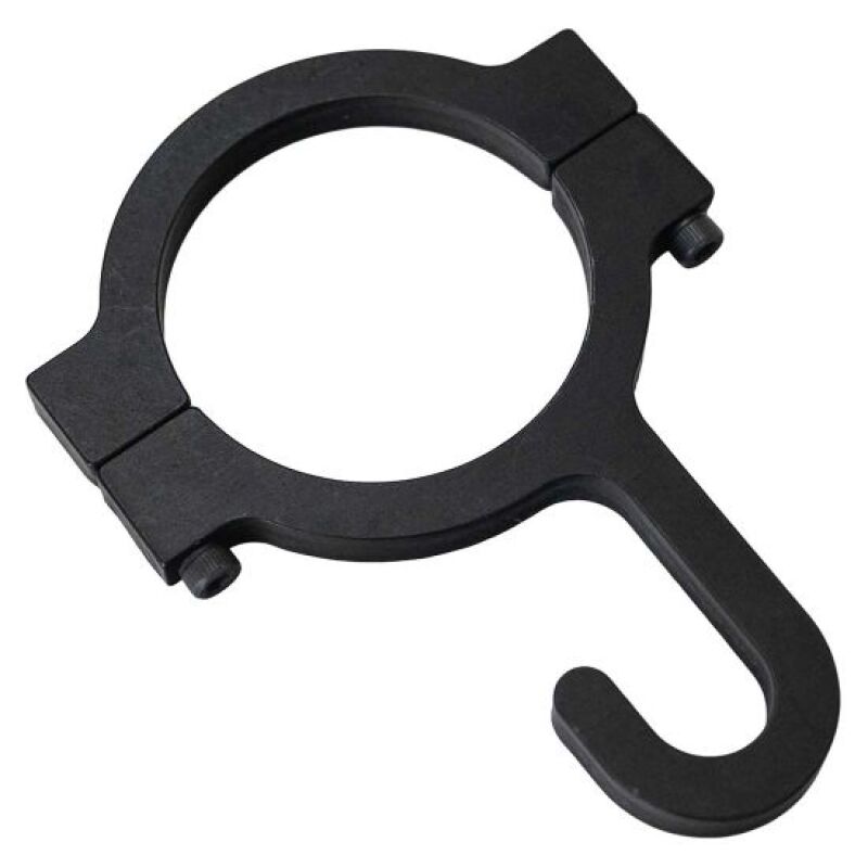 Moroso 1.750in Bar Diameter Billet Aluminum Black Anodized Helmet Hook-thumbmail-1