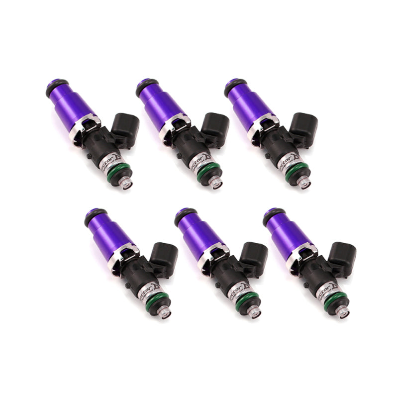 Injector Dynamics 1750-XDS - 60mm Length - 14mm Purple Top - 14mm Lower O-Ring (Set of 6)-thumbmail-1