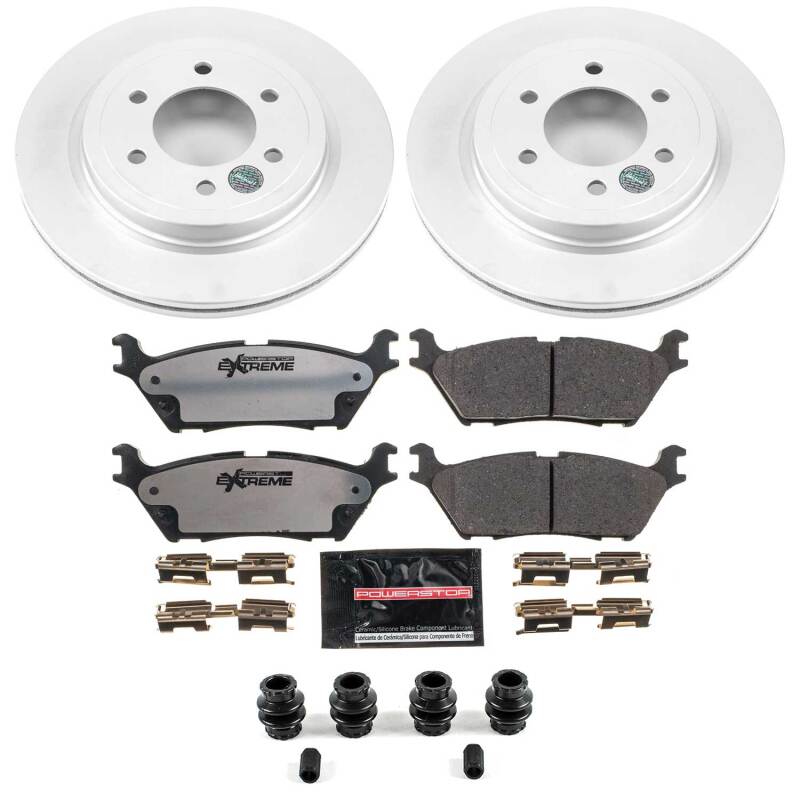 Power Stop 18-21 Ford Expedition Rear Z36 Coated Truck & Tow Brake Kit-thumbmail-1