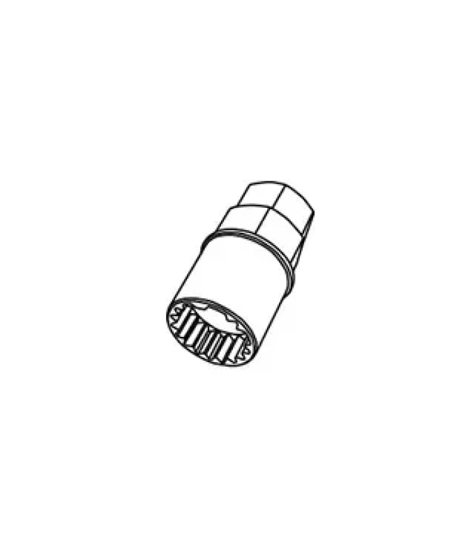 Project Kics Spare Lock Key for Leggdura Racing Shell Type Lock Lugs (num 1121)-thumbmail-1