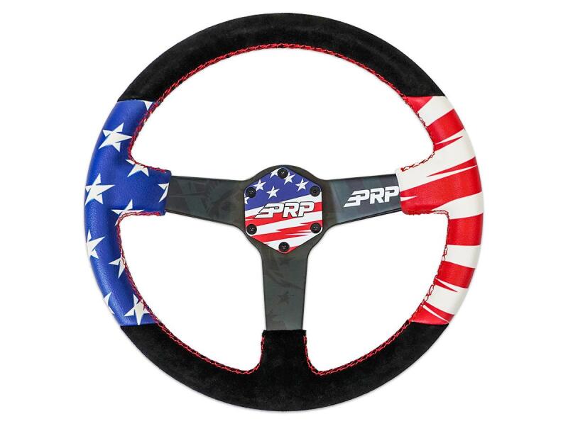 PRP Steering Wheel Center Cap - New Glory Stars and Stripes-thumbmail-3