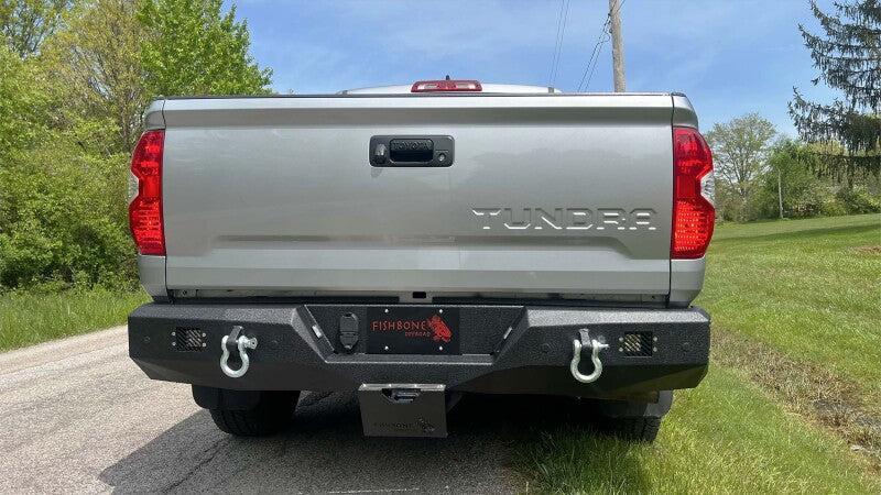 Fishbone Offroad 14-21 Toyota Tundra Rear Bumper - Black Texture-thumbmail-3