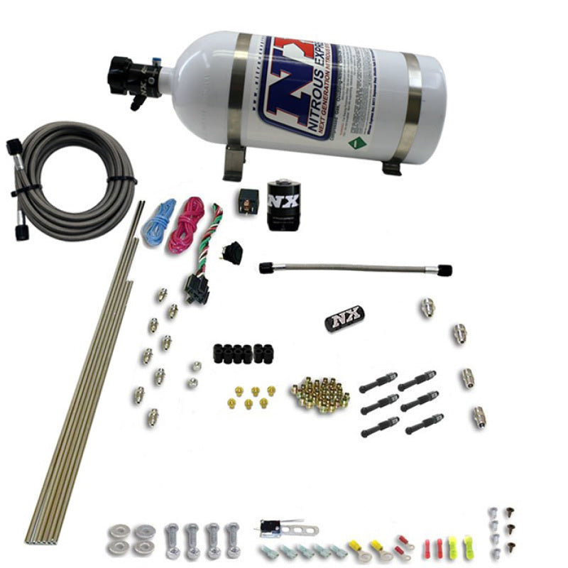 Nitrous Express 6-Cyl Dry Direct Port Nitrous System 15lb Bottle-thumbmail-2