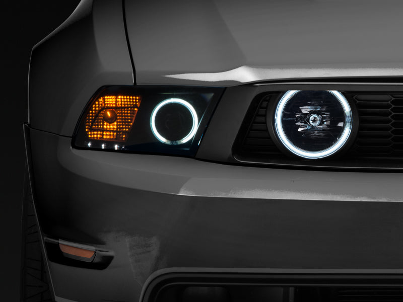 Raxiom 05-12 Ford Mustang GT LED Halo Fog Lights (Smoked)-thumbmail-7