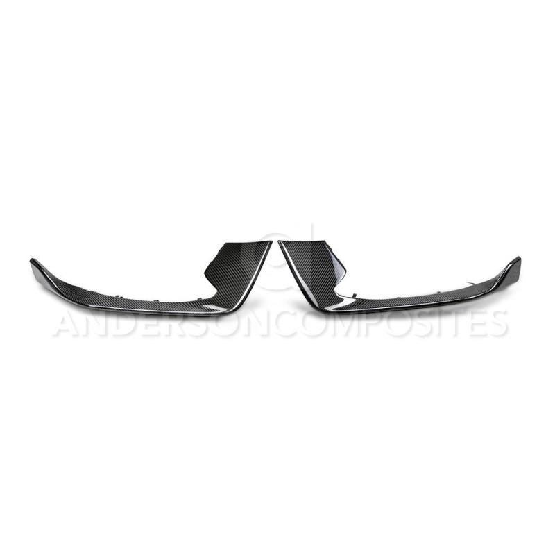Anderson Composites 15-20 Ford Mustang Shelby GT350 Carbon Fiber Bumper Inserts-thumbmail-5