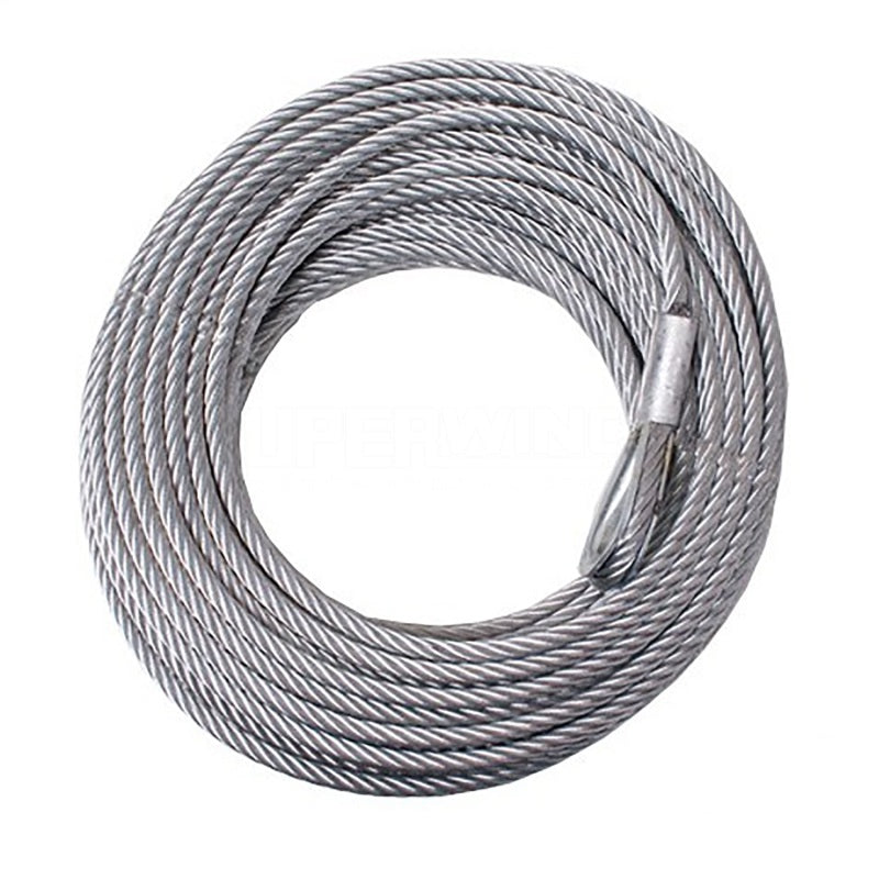 Superwinch Wire Winch Rope 29/64in Dia x 85ft for Talon 14/18K; Tiger Shark 18K-thumbmail-2