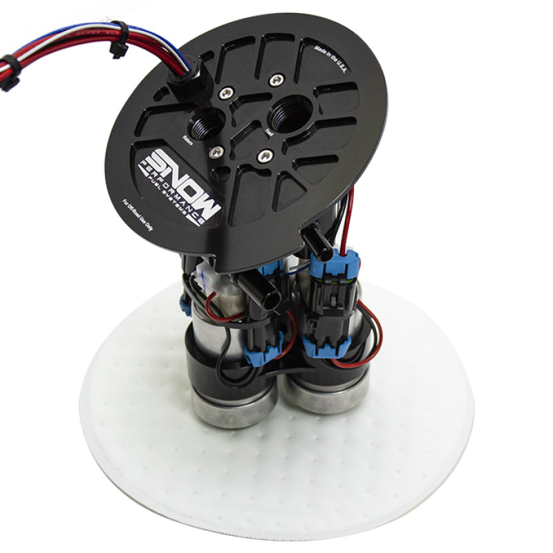 Snow 2020+ Ford Mustang GT500 Max Flow Fuel Hat - Triple Pump-thumbmail-1