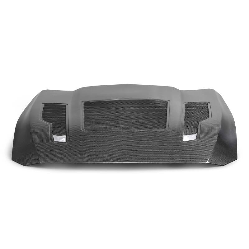 Anderson Composites 2024 Ford Mustang Type-GT4 Double-Sided Carbon Fiber Hood-thumbmail-6