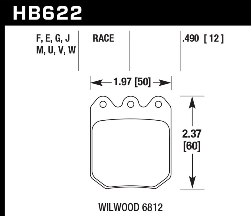 Hawk 13-15 BMW xDrive28i 2.0L / DTC-60 Race Rear Brake Pads-thumbmail-2