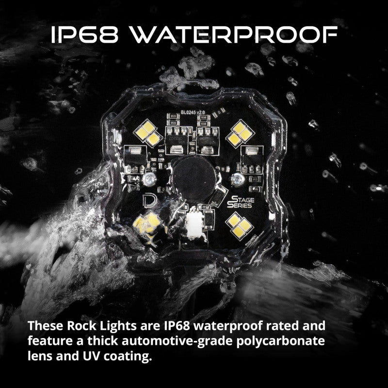 Diode Dynamics Stage Series SXS Rock Light Installer Kit - White Diffused M8 (4-pack)-thumbmail-6