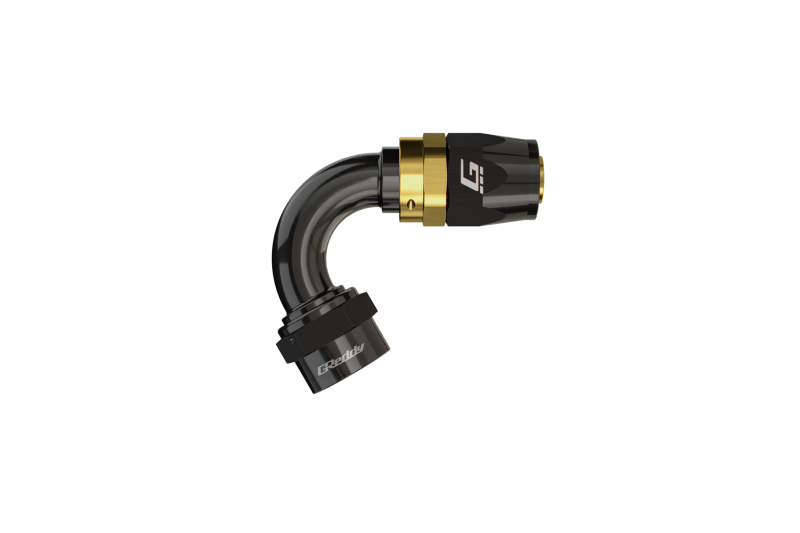 GReddy AN06 30 DEGREE HOSE END SWIVEL BLACK/GOLD ANODIZED-thumbmail-1