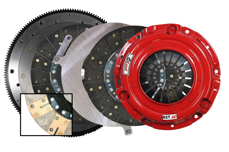 McLeod Racing RST HD Twin w/ Aluminum Flywheel - 2018-2023 Ford Mustang 5.0L 8 Bolt Crank - 164T