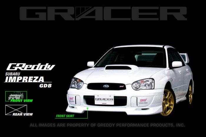 GReddy 04+ WRX & STi Fiberglass Front Lip Spoiler ** Must ask/call to order**-thumbmail-2