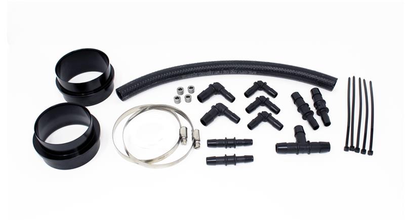 Torque Solution Turbo Inlet Hose Black (Non-Recirc): 02-07 Subaru WRX / 04-20 STI / 05-09 Legacy GT-thumbmail-2