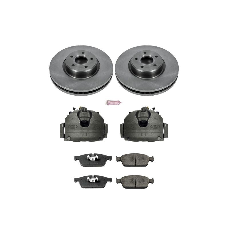 Power Stop 13-14 Ford Focus Front Autospecialty Kit w/Cals-thumbmail-1