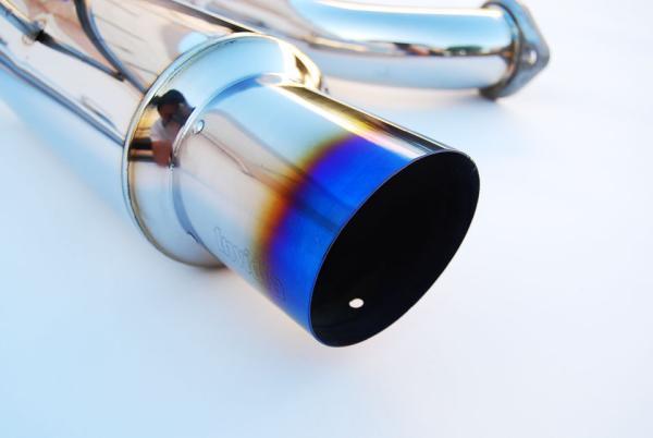 Invidia 08-09 WRX Sedan 76mm (101mm tip) REGULAR Titanium Tip Cat-back Exhaust-thumbmail-3