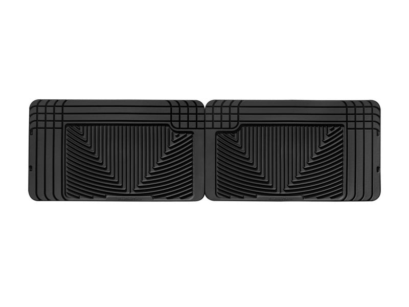 WeatherTech 96 GMC Rally Van Rear Rubber Mats - Black-thumbmail-1