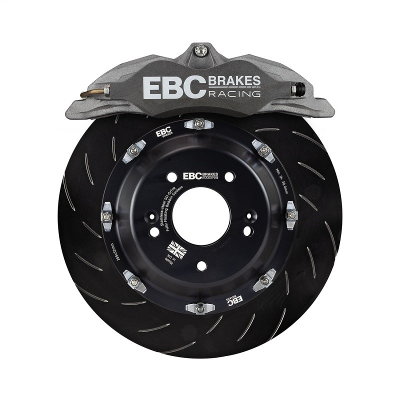 EBC Racing Universal Apollo-4 Race Spec Trailing Front Right Caliper (300mm Min 355mm Max Rotor)