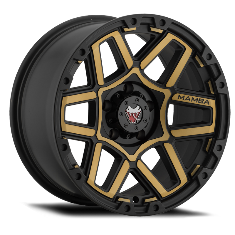 Mamba M23 20x9 6x139.7 ET12 Matte Black w/ Bronze Face-thumbmail-1