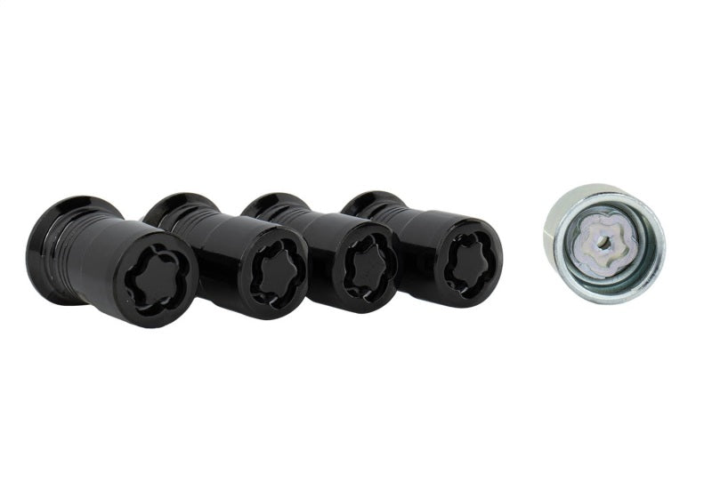Ford Racing M14 x 1.5 Black Security Lug Nut Kit - Set of 4-thumbmail-1