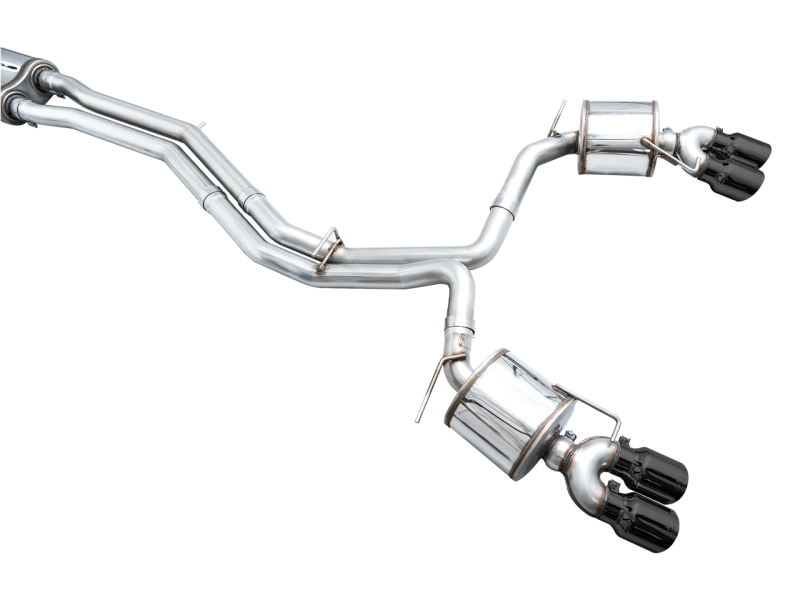 AWE Tuning 19-23 Audi C8 S6/S7 2.9T V6 AWD Touring Edition Exhaust - Diamond Black Tips-thumbmail-19