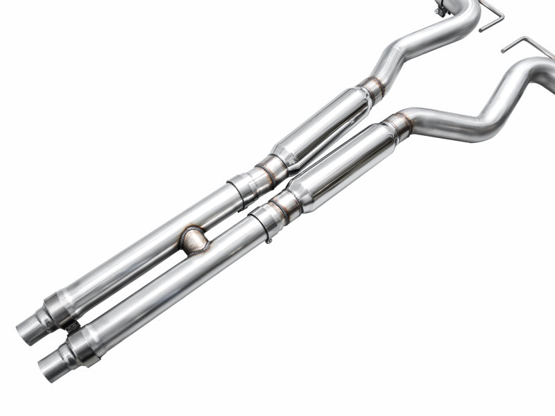 AWE Tuning 21-23 Ford Mustang Mach 1 SwitchPath Cat Back Exhaust w/ Quad Diamond Black Tips-thumbmail-11