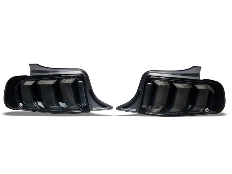 Raxiom 13-14 Ford Mustang CXR Series LED Tail Lights- Black Housing- Smoked Lens-thumbmail-7