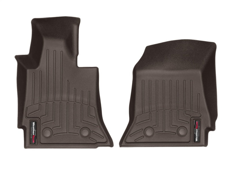 WeatherTech 2014+ Chevrolet Corvette Front FloorLiner - Cocoa-thumbmail-2