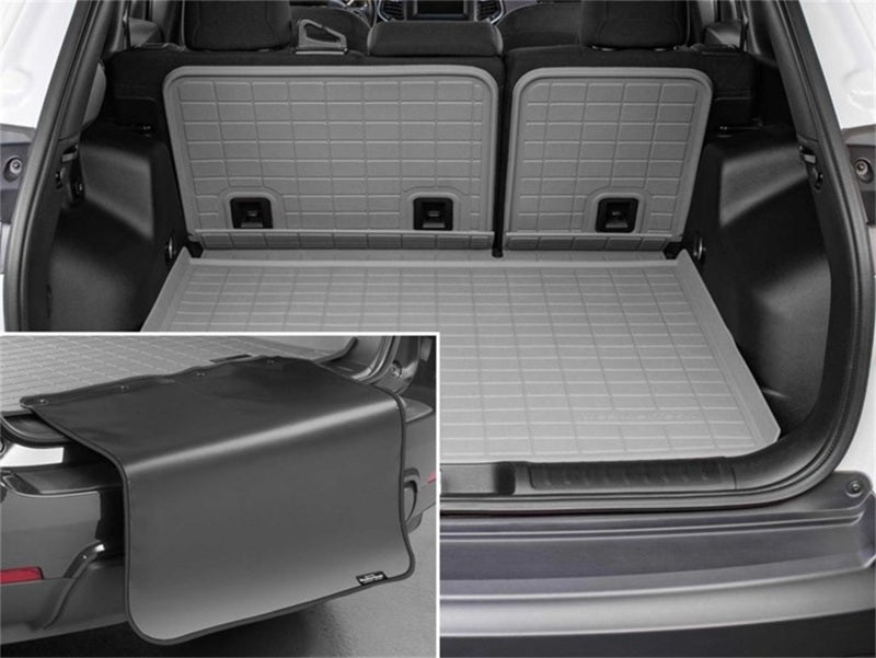 WeatherTech 15-23 Ford Edge / 19-22 Edge ST Seatback Cargo Liner HP w/Bumper Protector - Grey-thumbmail-1