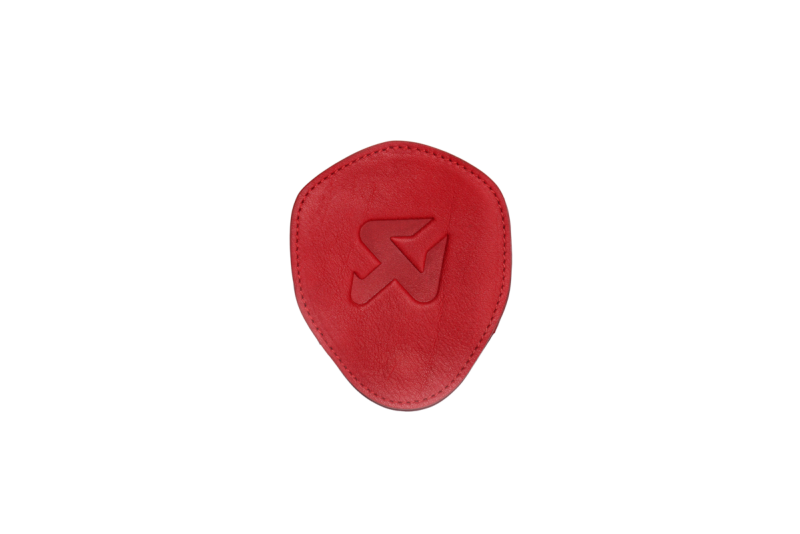 Akrapovic Leather Headphones Case - Red