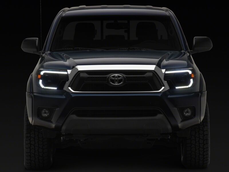 Raxiom 12-15 ToyotaTacoma Axial Series Switchback Projector Headlights- Black Housing- Clear Lens-thumbmail-5