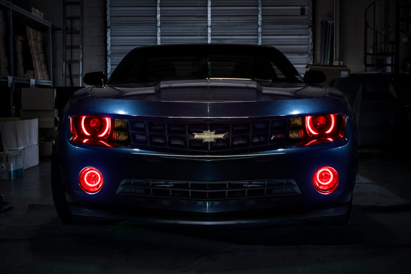 Oracle 10-13 Chevrolet Camaro LED Fog Light Halo Kit - Red-thumbmail-2