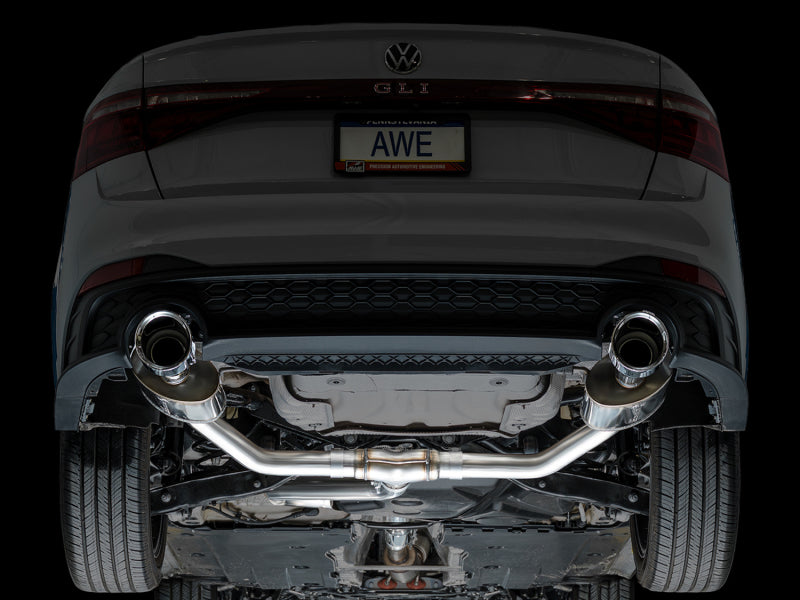 AWE 22-25 Volkswagen Jetta GLI Touring Edition Exhaust - Chrome Silver Tips-thumbmail-7