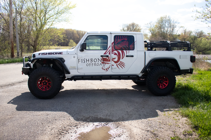 Fishbone Offroad 2018+ Jeep Wrangler JL/JLU/2020+ Gladiator JT  Steel Front Fender Flares  - Black-thumbmail-12