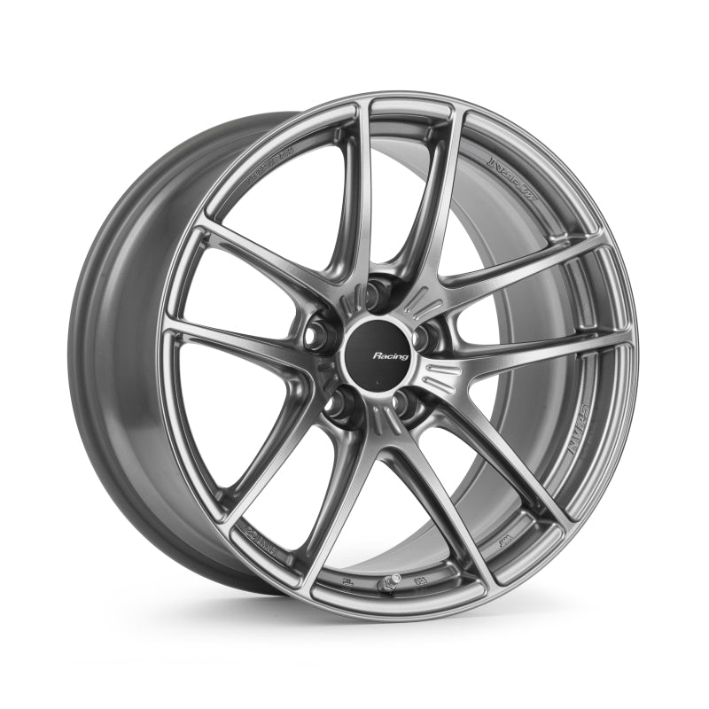 Enkei NVR5 18x8in / 5x112 BP / ET45 / 66.5mm Bore - Dark Hyper Silver Wheel-thumbmail-1