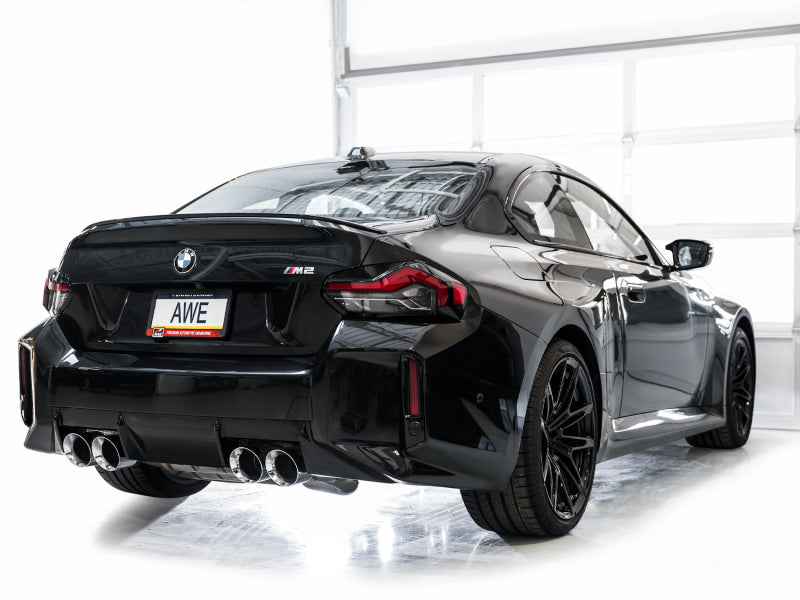 AWE Tuning 23-24 BMW G87 M2 Track Edition Exhaust - Chrome Silver Tips-thumbmail-8