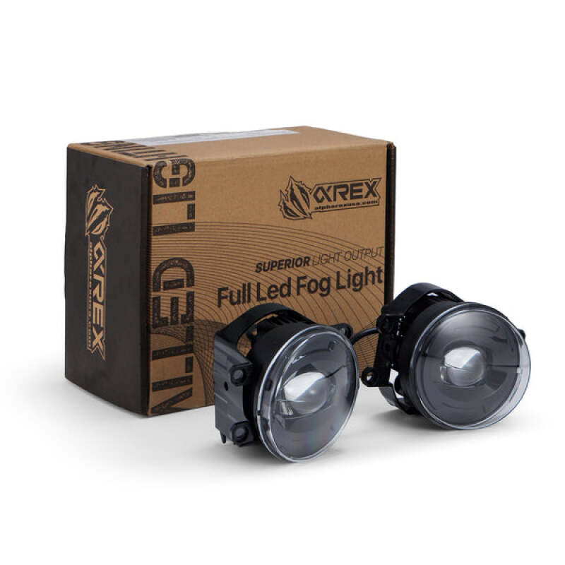 AlphaRex Universal Toyota/Lexus/Scion MKII DoubleTap LED Projector Fog Lights - White/Amber-thumbmail-6