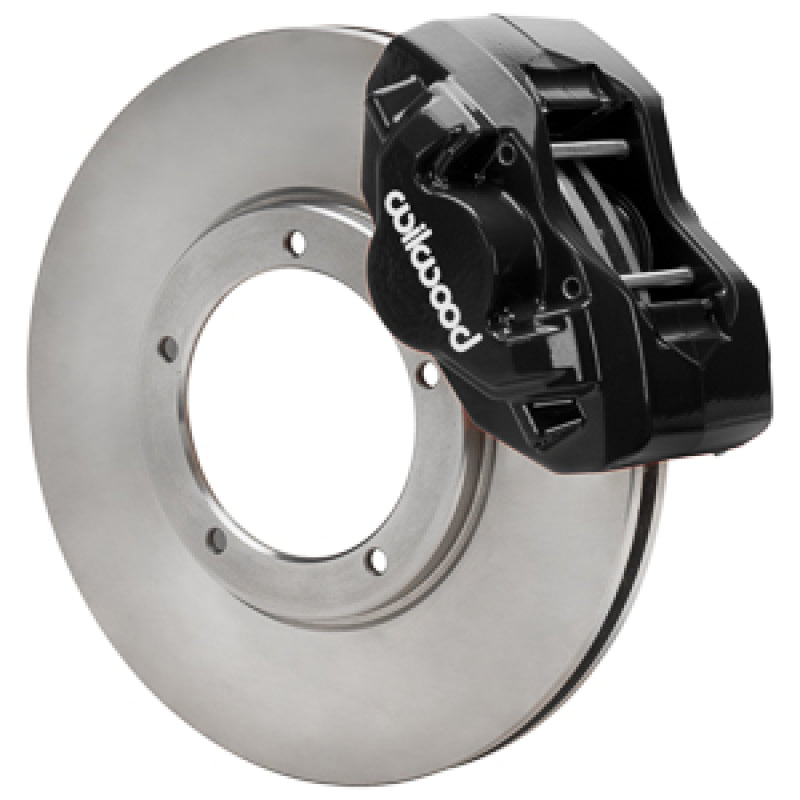Wilwood 75-83 Porsche 911 D45 11.10in. Front Brake Kit w/ Flex Lines - Black-thumbmail-1