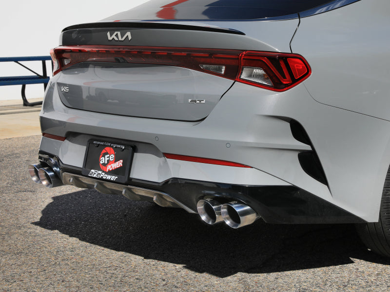 aFe Takeda 21-24 Kia K5 GT L4-2.5L (t) SS Axle-Back Exhaust System w/ Polished Tips-thumbmail-3