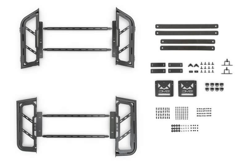 DV8 Offroad 07-23 Toyota Tundra / 09-23 Ford F150 Raptor MTO Series Bed Rack -  2pc Adj.-thumbmail-10