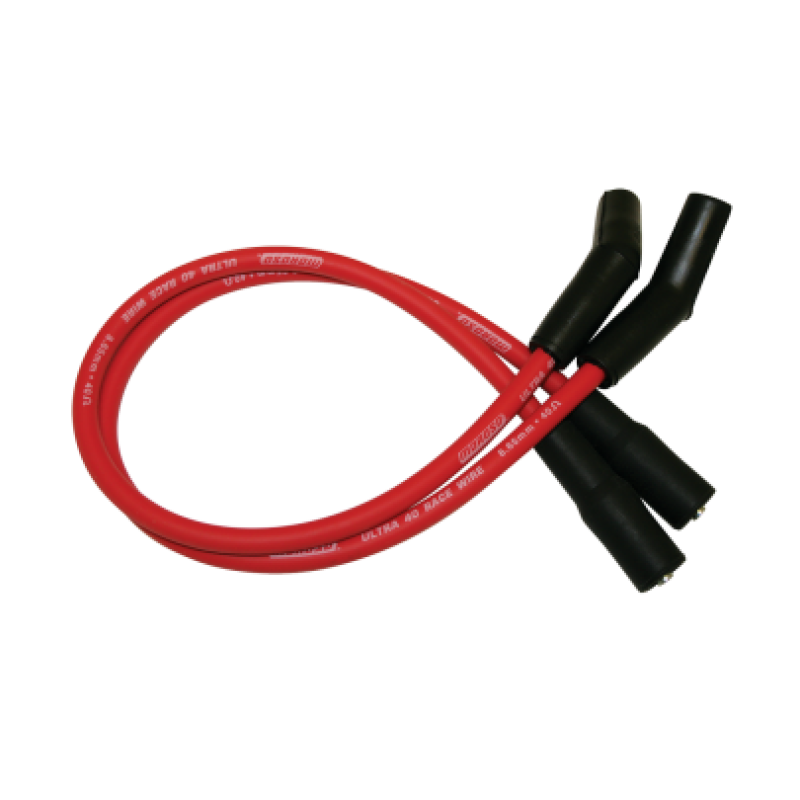 Moroso 99-08 Harley-Davidson FLT/FLHT/FLHR/FLTR Ultra 40 Wire Set - Red-thumbmail-1