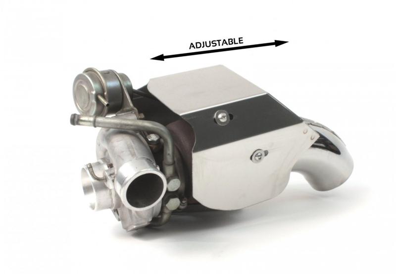 Perrin 04-11 Subaru STi / 05-08 Legacy GT / 02-11 WRX / 04-09 Forester XT Brushed Turbo Heat Shield-thumbmail-6