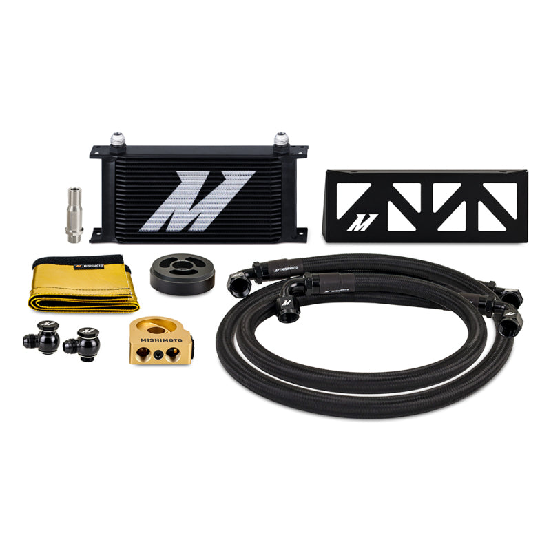 Mishimoto 22+ Subaru BRZ/Toyota GR86 Oil Cooler Kit Thermostatic - Black-thumbmail-1
